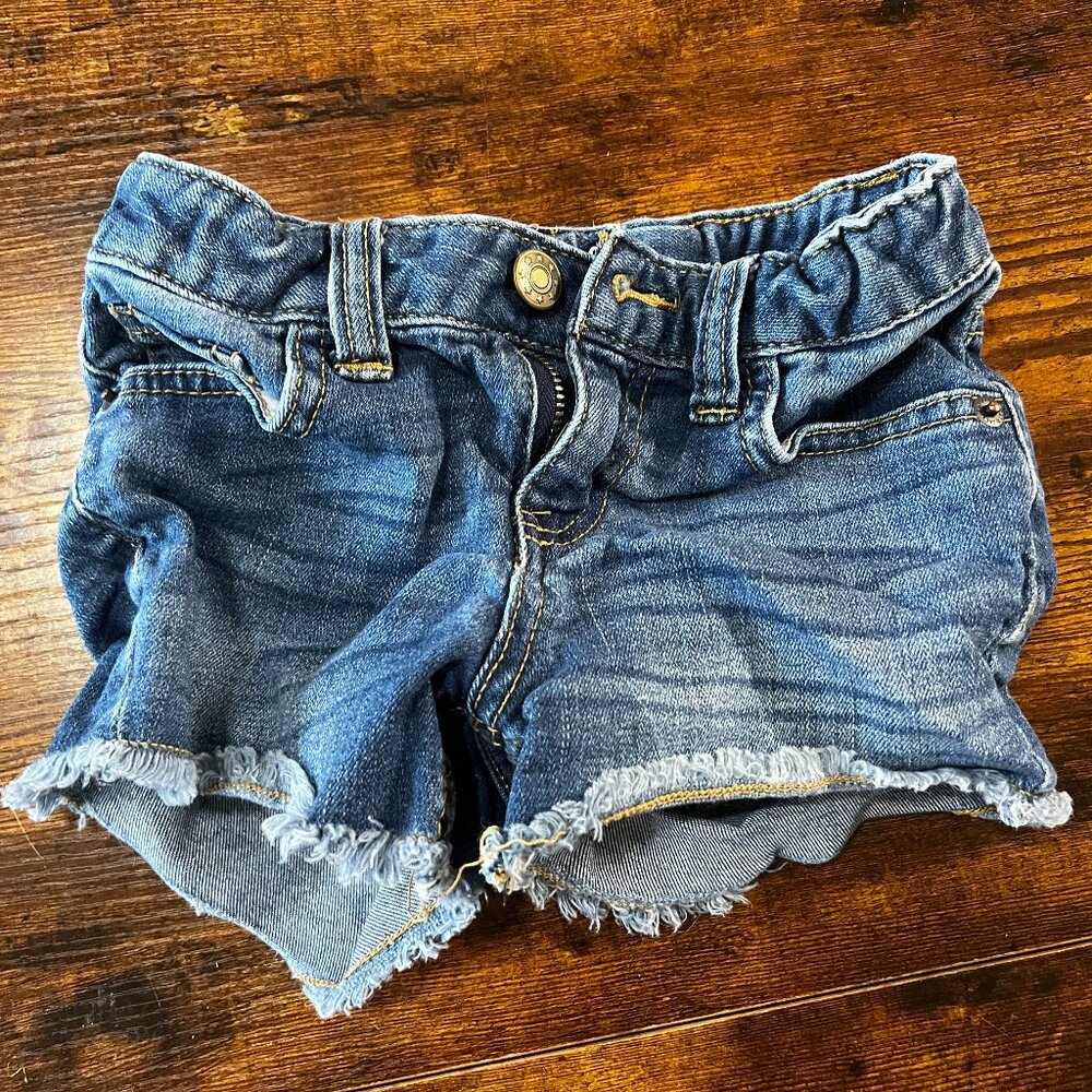 Cat & Jack denim cut off shorts Size XS